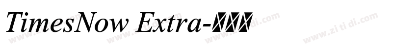 TimesNow Extra字体转换